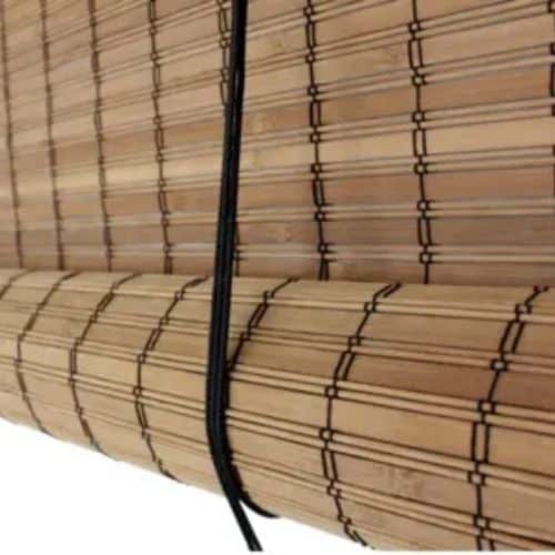 Carbonized Slat Bamboo Blinds