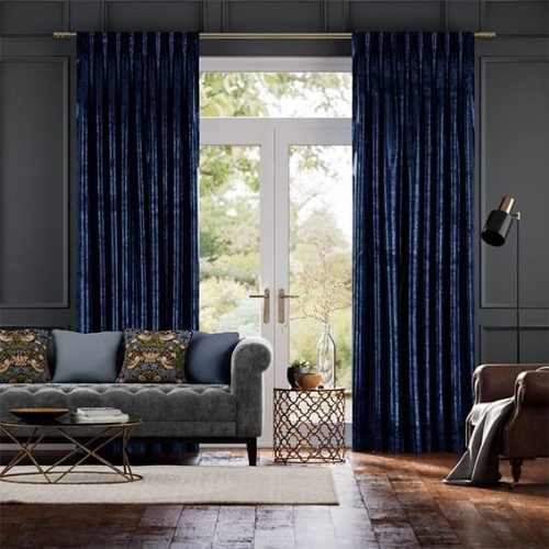 Crushed Royal Drapes