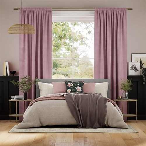 Dusky Velvet Curtains