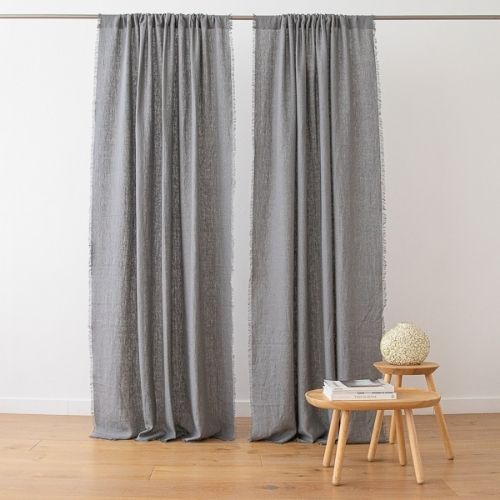 Linen Fringe Curtain