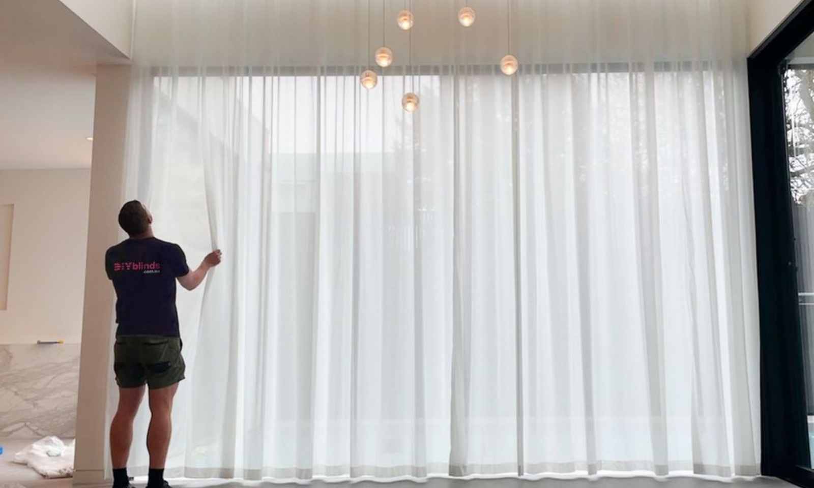 Dubai home sheer curtains service
