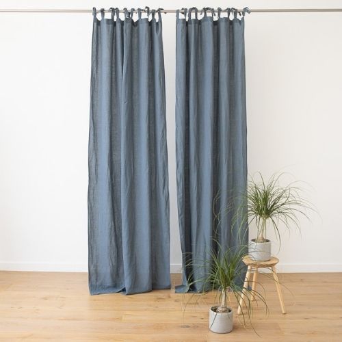 Stonewashed Tie Curtain