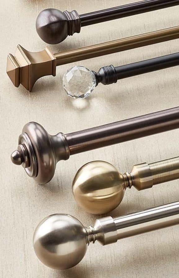 Online curtain rod shopping Dubai
