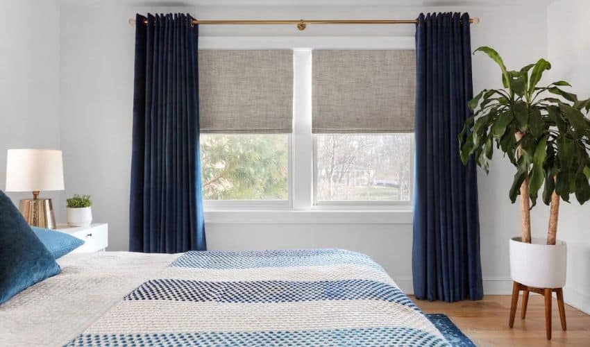 Layered Curtains and Drapes