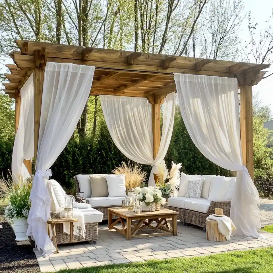 Sheer Linen Outdoor