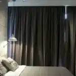 luxury look with room darkening curtains